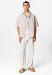 Antioch Blusenshirt Fernando Rosa/Braun/Lila