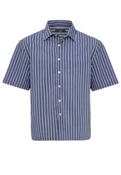 Antioch Blusenshirt Fernando Hellblau/Blau