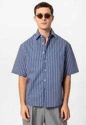 Antioch Blusenshirt Fernando Hellblau/Blau