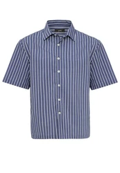 Antioch Blusenshirt Fernando Hellblau/Blau