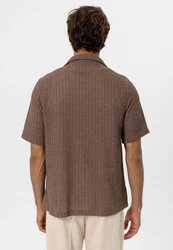 Antioch Blusenshirt Giovanni Braun/Grau/Beige/Dunkelbraun