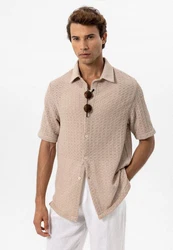 Antioch Blusenshirt Giuseppe Braun/Beige