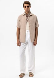 Antioch Blusenshirt Giuseppe Braun/Beige
