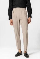 Antioch 7/8-Strandhose ATTILIO Khaki/Beige/Braun