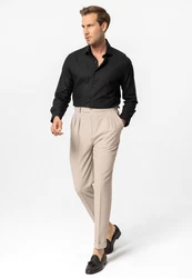 Antioch 7/8-Strandhose ATTILIO Khaki/Beige/Braun