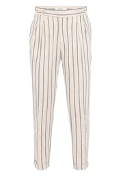 7/8-Strandhose Aurelio - High Waist - Linen Blend - Belt Detailed - Regular Fit