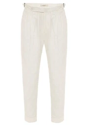 7/8-Strandhose Augusto - High Waist - Belt Detailed - Regular Fit