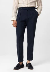 Antioch Strandhose Augusto Regular Fit Dunkelblau/Blau