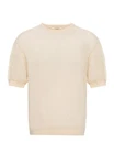 Antioch Poloshirt OSLO Kurzarm Crewneck Weiß/Orange/Khaki/Beige