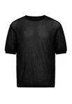 Antioch Poloshirt OSLO Kurzarm Crewneck Schwarz