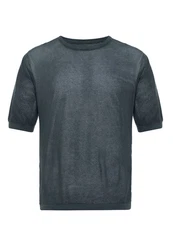 Antioch Poloshirt OSLO Kurzarm Crewneck Dunkelblau/Grau/Dunkelgrau