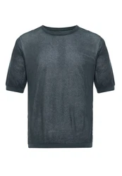 Antioch Poloshirt OSLO Kurzarm Crewneck Dunkelblau/Grau/Dunkelgrau