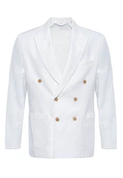 Antioch Winterjacke Nepido Weiß/Creme/Dunkelblau