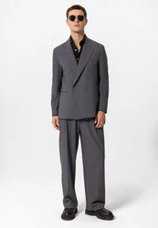 Antioch Winterjacke Luca Dunkelgrau/Dunkelblau/Grau