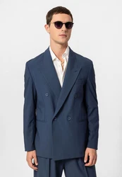 Antioch Winterjacke Luca Dunkelblau/Hellblau/Blau