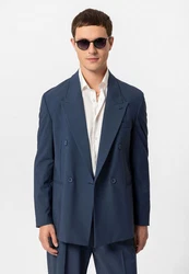 Antioch Winterjacke Luca Dunkelblau/Hellblau/Blau