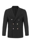 Antioch Winterjacke Irmgard Dunkelgrau/Grau/Schwarz