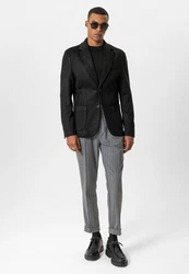 Antioch Winterjacke Berhtram Schwarz/Dunkelgrau