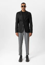 Antioch Winterjacke Berhtram Schwarz/Dunkelgrau
