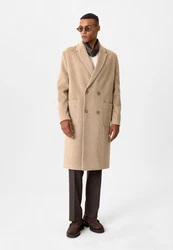 Antioch Wintermantel Luciano Beige/Braun/Khaki