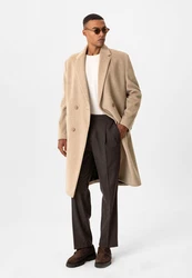 Antioch Wintermantel Luciano Beige/Braun/Khaki