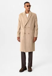 Antioch Wintermantel Luciano Beige/Braun/Khaki