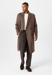 Antioch Wintermantel Luciano Braun/Grau/Dunkelbraun/Bordeaux/Dunkelrot