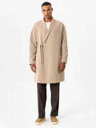 Antioch Wintermantel Adalheida Beige/Khaki/Braun