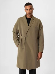Antioch Wintermantel Adalheida Khaki/Dunkelgrün/Beige/Braun
