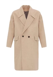 Antioch Wintermantel Aelbehrt Beige/Braun/Khaki