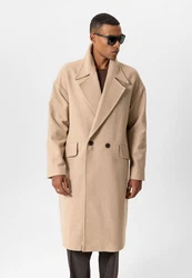 Antioch Wintermantel Aelbehrt Beige/Braun/Khaki