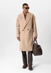 Antioch Wintermantel Aelbehrt Beige/Braun/Khaki