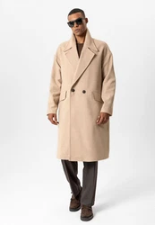 Antioch Wintermantel Aelbehrt Beige/Braun/Khaki