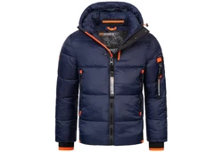 Geographical Norway Winterjacke Parka CX Dunkelblau