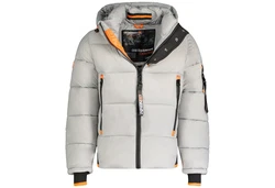Geographical Norway Winterjacke Parka CX Grau/Orange/Beige/Hellgrau