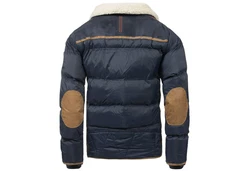 Geographical Norway Winterjacke Designer Herren Outdoorjacke Dunkelblau/Hellblau/Blau