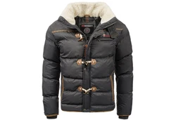 Geographical Norway Winterjacke Designer Herren Outdoorjacke Schwarz/Dunkelgrün/Khaki/Dunkelgrau