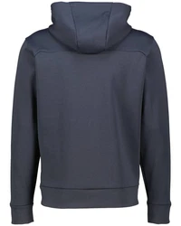 BOSS Sweatjacke mit Kapuze SAGGY Dunkelblau/Grau