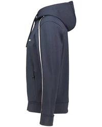 BOSS Sweatjacke mit Kapuze SAGGY Dunkelblau/Grau
