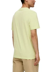 s.Oliver Kurzarmshirt T-Shirt Hellgrün/Grün/Neonfarben/Gelb
