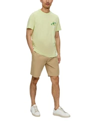 s.Oliver Kurzarmshirt T-Shirt Hellgrün/Grün/Neonfarben/Gelb