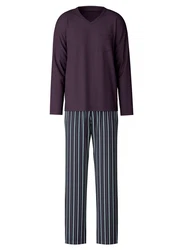 CALIDA Pyjama Relax Streamline Herren lila/plum