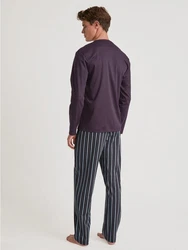 CALIDA Pyjama Relax Streamline Herren lila/plum
