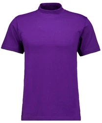 RAGMAN Stehkragenshirt Lila/Dunkelblau