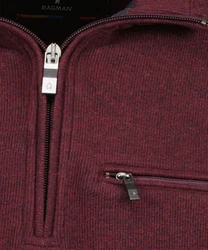RAGMAN Sweatshirt Bordeaux/Dunkelrot