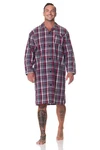Normann Pyjama Herren langarm Nachthemd 