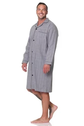 Normann Pyjama Herren langarm Nachthemd 