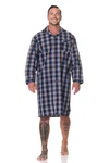 Normann Pyjama Herren langarm Nachthemd 