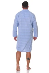 Normann Pyjama Herren langarm Nachthemd 