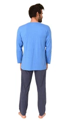 Normann Herren Schlafanzug mit Frontprint 